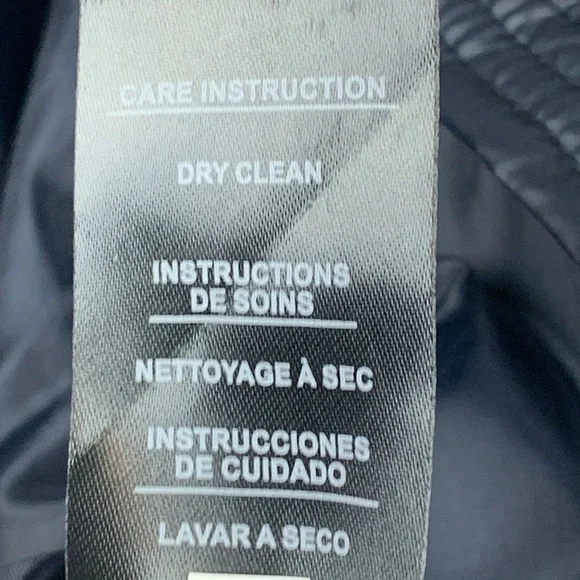 Kensie Quilted Faux Fur Hoodie Puffer Jacket Size Medium NWT Navy - Picture 8 of 12